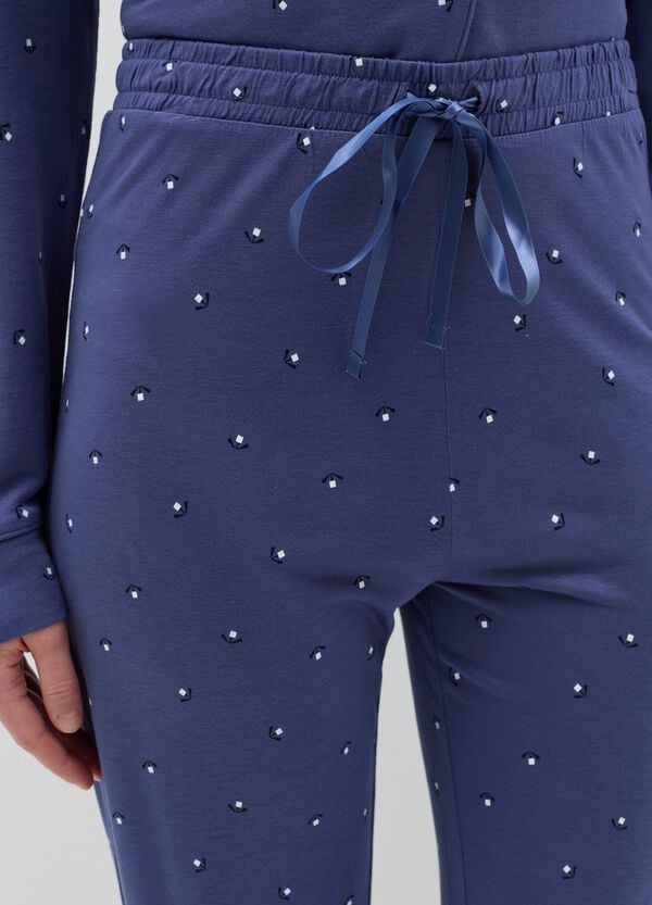 Ovs Pantalone Pigiama Con Coulisse E Stampa Fiori