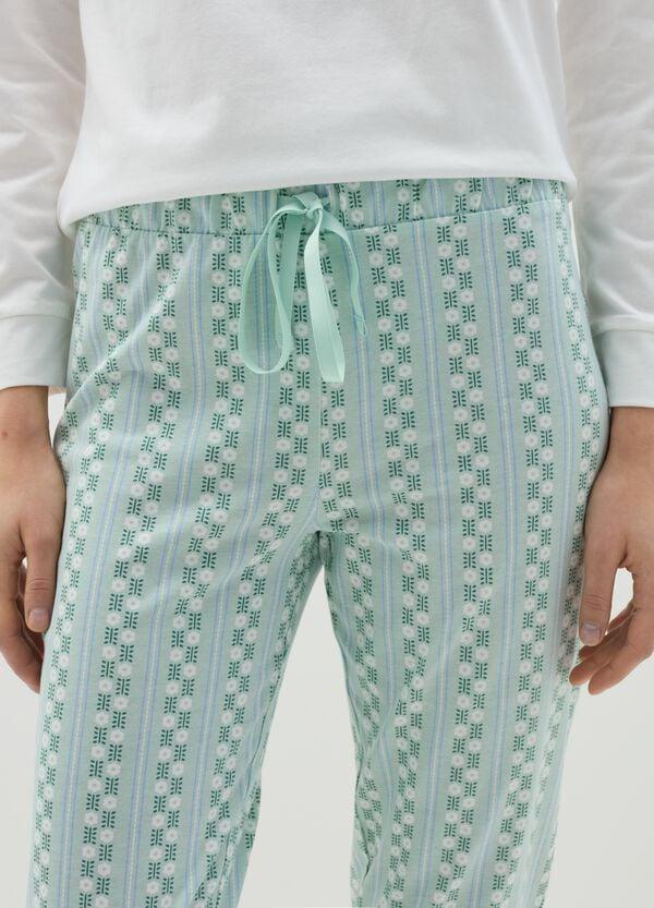 Ovs Pantalone Pigiama Con Motivo A Fiorellini