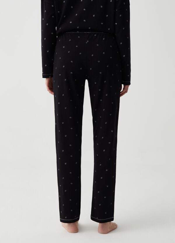 Ovs Pantalone Pigiama Con Stampa Foglioline
