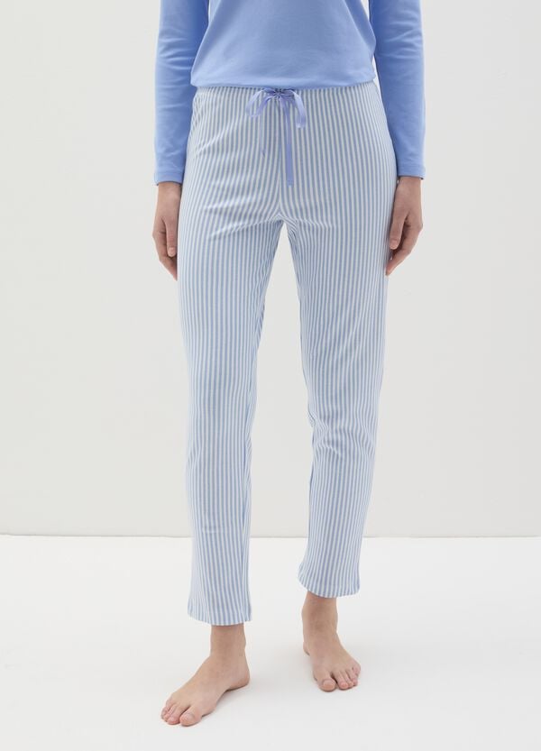 Ovs Pantalone Pigiama In Cotone A Righe