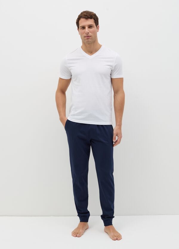 Ovs Pantalone pigiama in cotone con coulisse