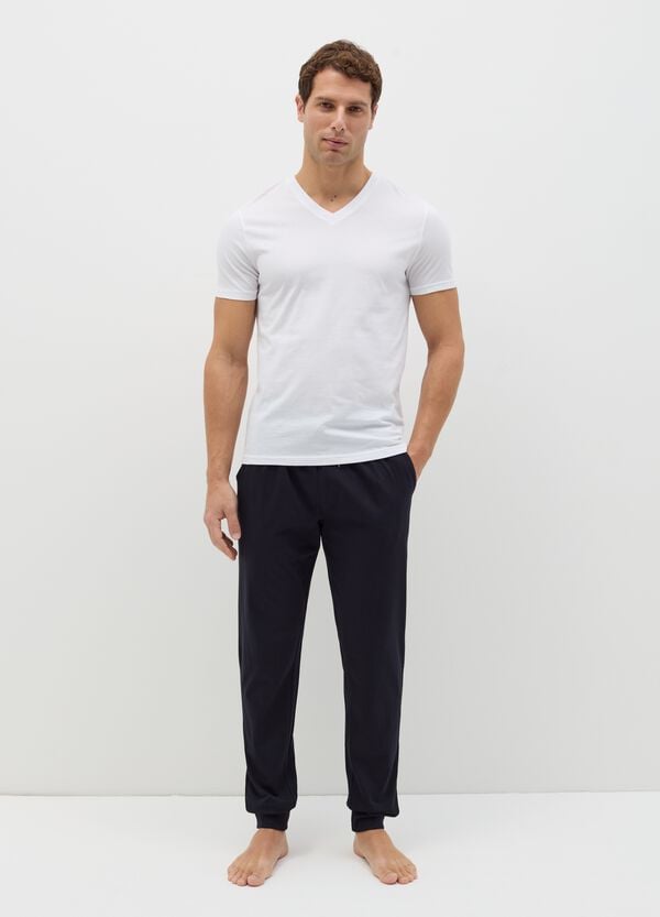 Ovs Pantalone pigiama in cotone con coulisse