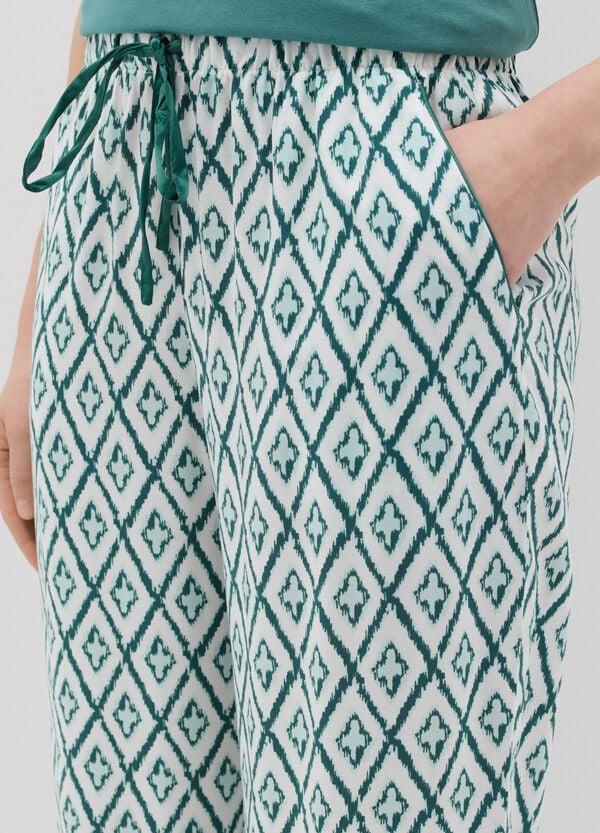 Ovs Pantalone Pigiama In Viscosa Stampa Ikat