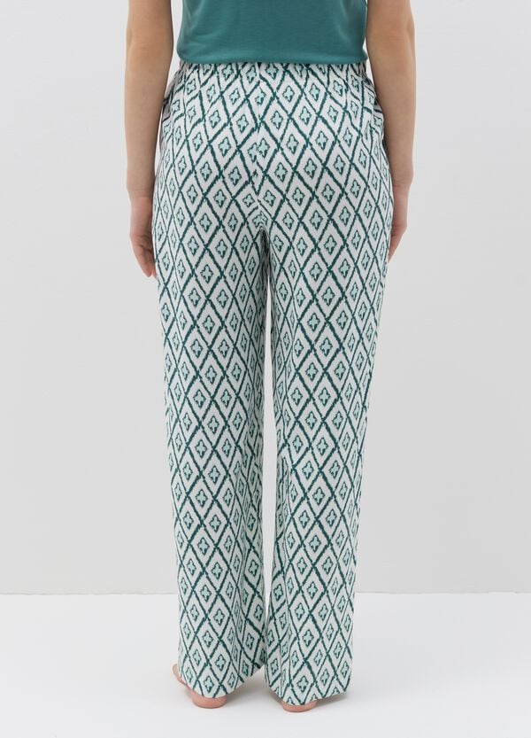 Ovs Pantalone Pigiama In Viscosa Stampa Ikat