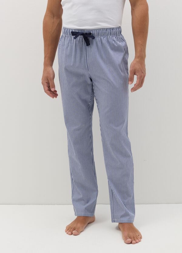 Ovs Pantalone Pigiama Stampato In Cotone