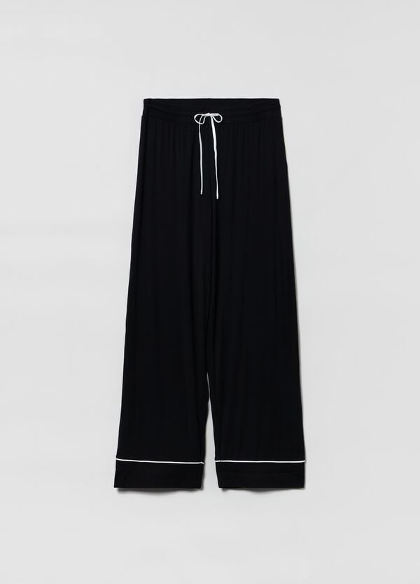 Ovs Pantalone Pigiama Wide Leg