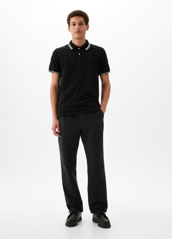 Ovs Pantalone pull-on in lino e cotone