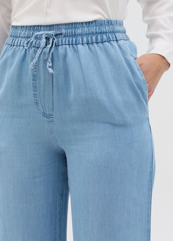 Ovs Pantalone Relaxed Fit In Lyocell