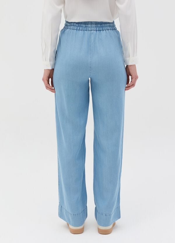 Ovs Pantalone Relaxed Fit In Lyocell