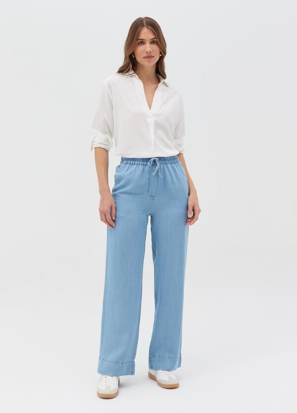 Ovs Pantalone relaxed fit in Lyocell