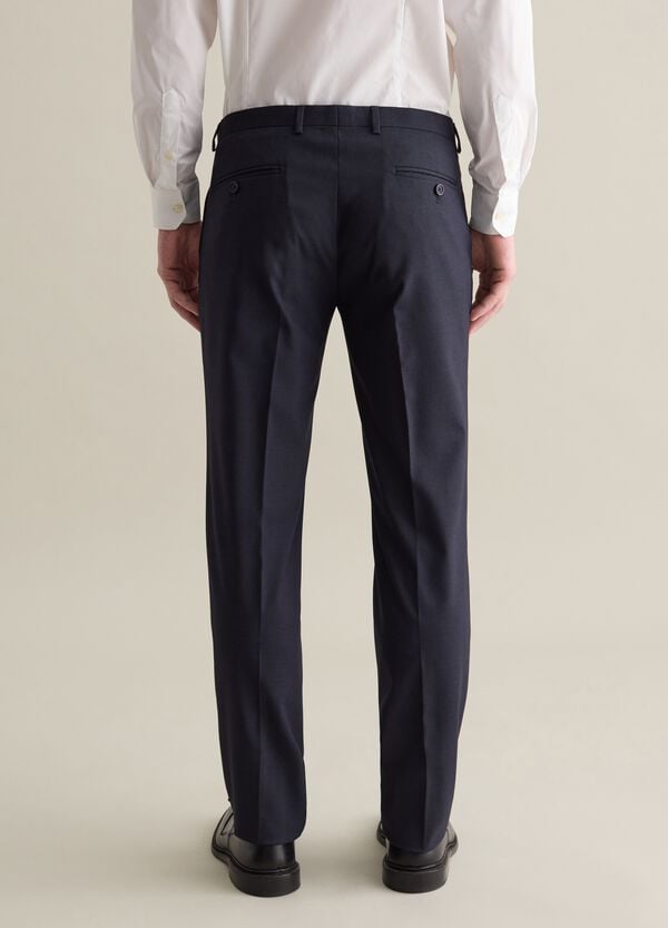 Ovs Pantalone Sartoriale Slim Fit Blu