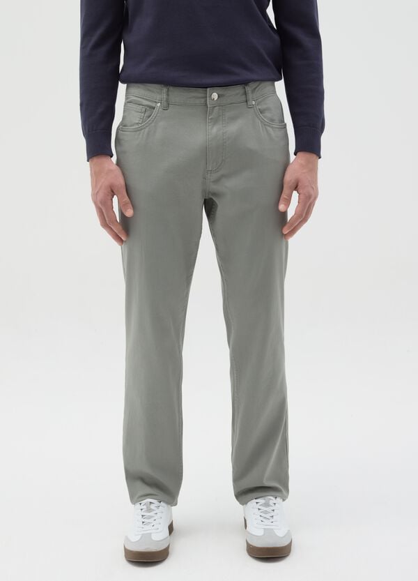 Ovs Pantalone Slim Fit Cinque Tasche