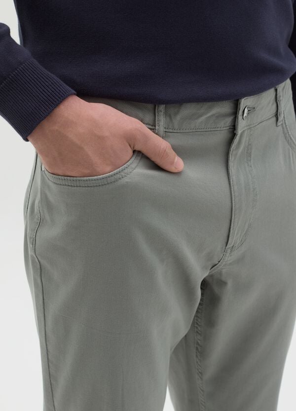 Ovs Pantalone Slim Fit Cinque Tasche