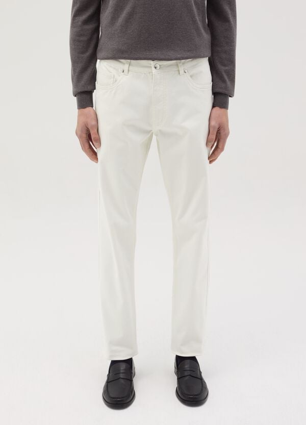 Ovs Pantalone Slim Fit Cinque Tasche