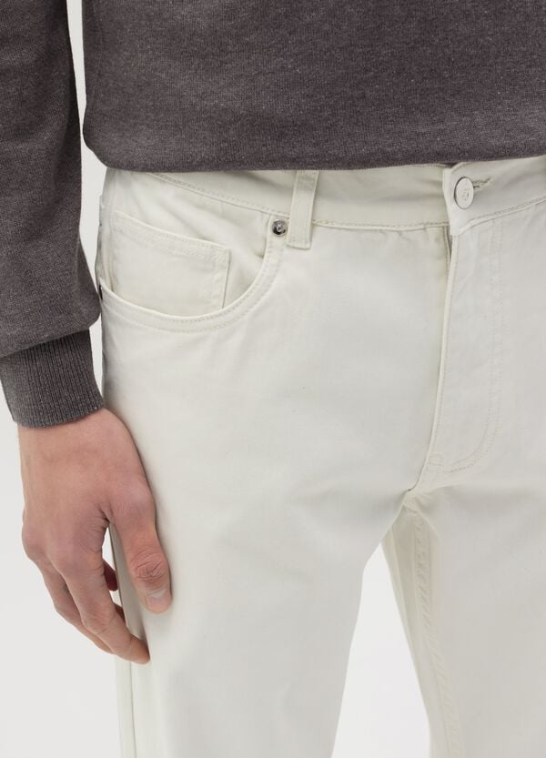 Ovs Pantalone Slim Fit Cinque Tasche