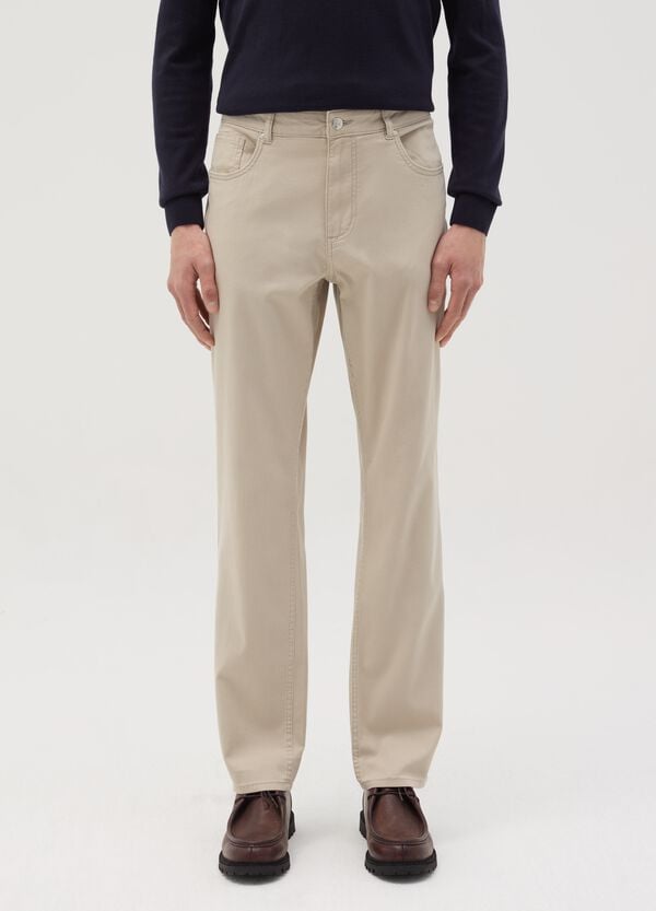 Ovs Pantalone Slim Fit Cinque Tasche
