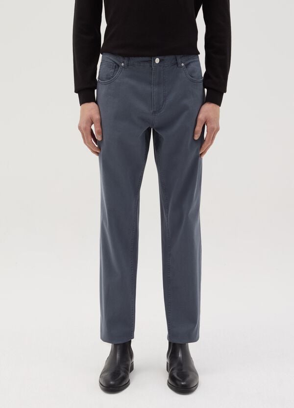 Ovs Pantalone Slim Fit Cinque Tasche