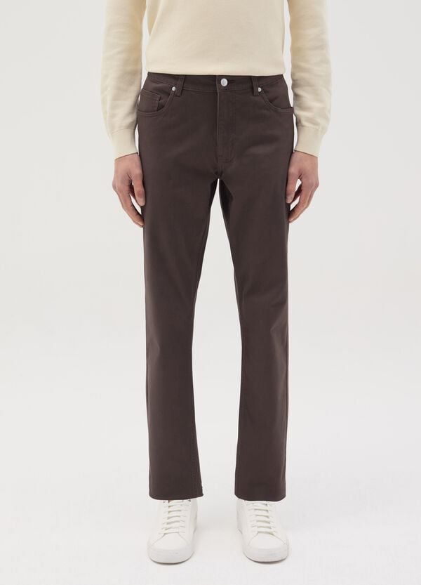 Ovs Pantalone Slim Fit Cinque Tasche