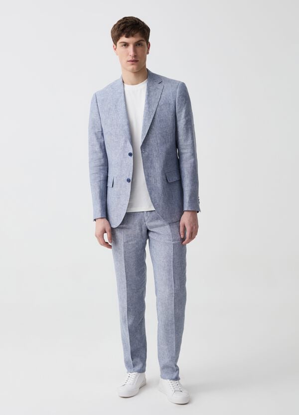 Ovs Pantalone slim fit in lino