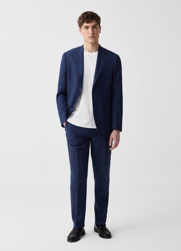 Ovs Pantalone slim fit in lino