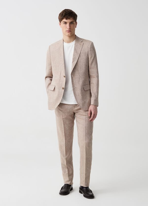 Ovs Pantalone slim fit in lino