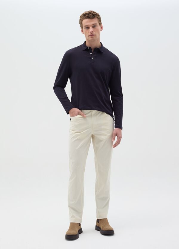 Ovs Pantalone slim fit in popeline di cotone