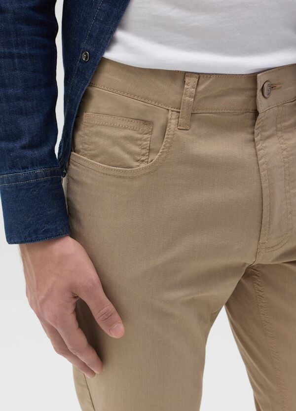 Ovs Pantalone Slim Fit Stretch Cinque Tasche