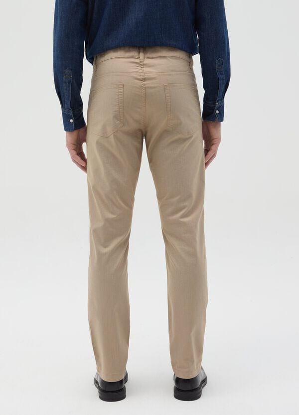 Ovs Pantalone Slim Fit Stretch Cinque Tasche