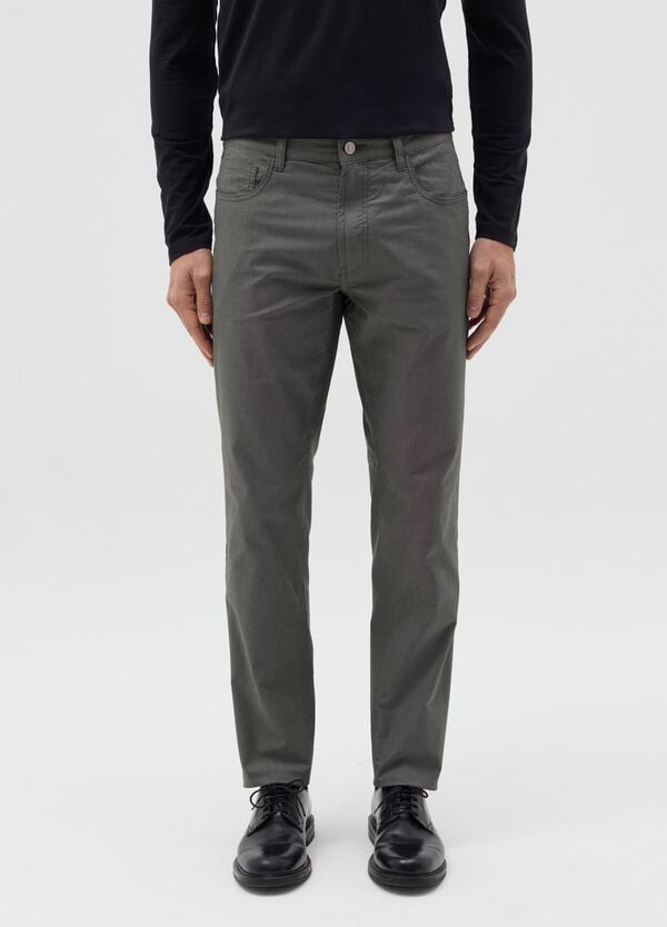 Ovs Pantalone Slim Fit Stretch Cinque Tasche