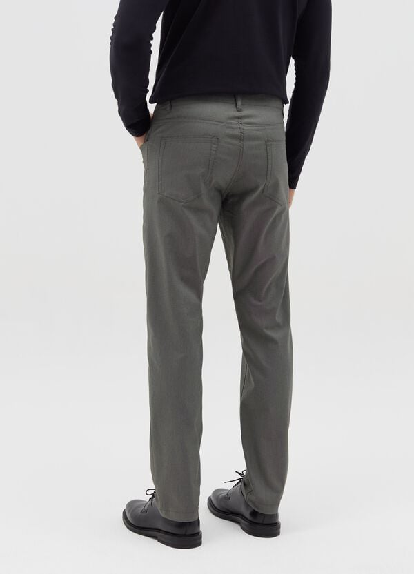 Ovs Pantalone Slim Fit Stretch Cinque Tasche