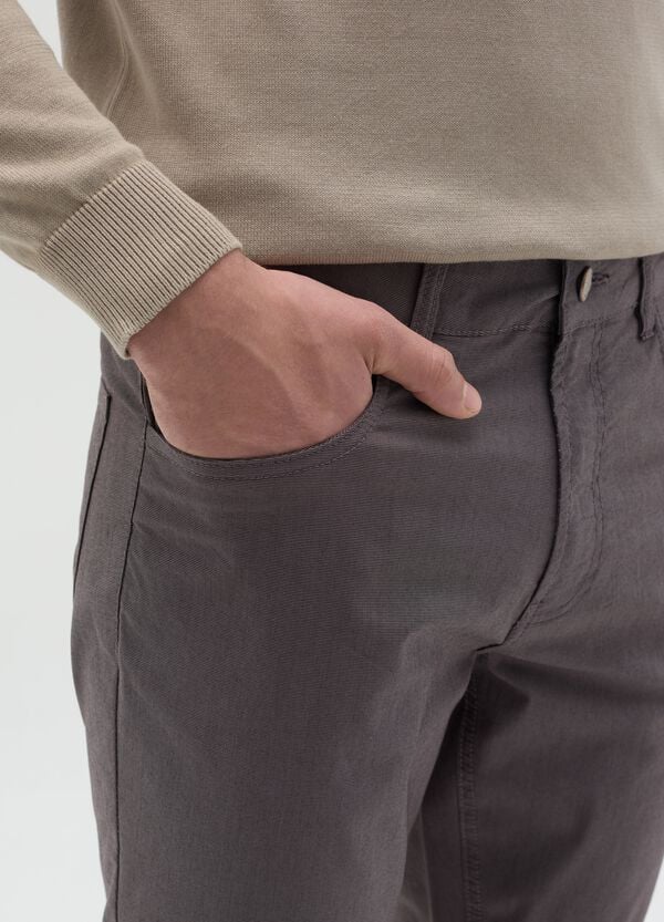 Ovs Pantalone Slim Fit Stretch Cinque Tasche