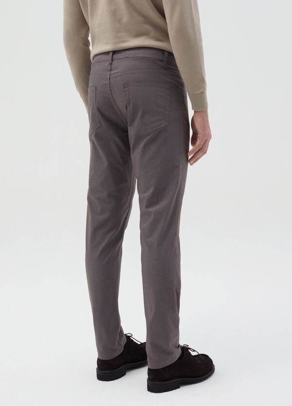 Ovs Pantalone Slim Fit Stretch Cinque Tasche