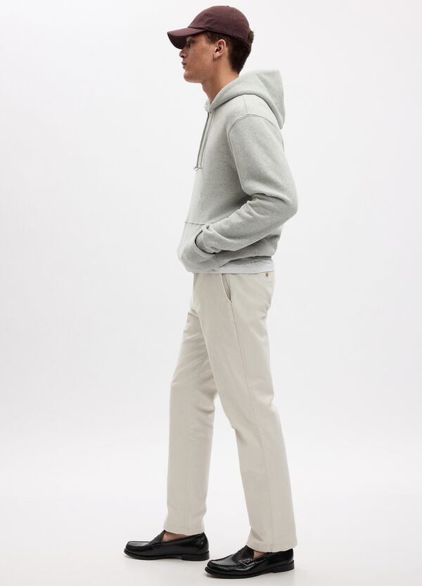 Ovs Pantalone Straight Fit In Cotone Stretch