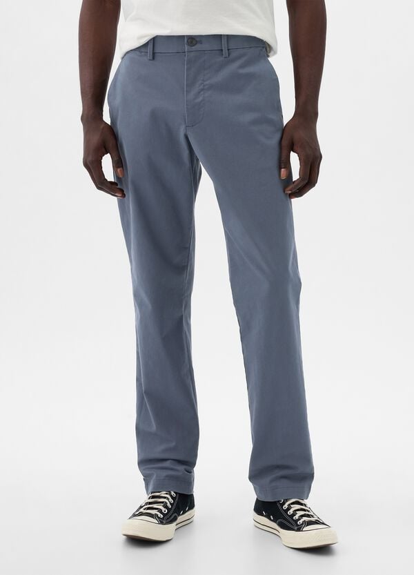 Ovs Pantalone Straight Fit In Cotone Stretch