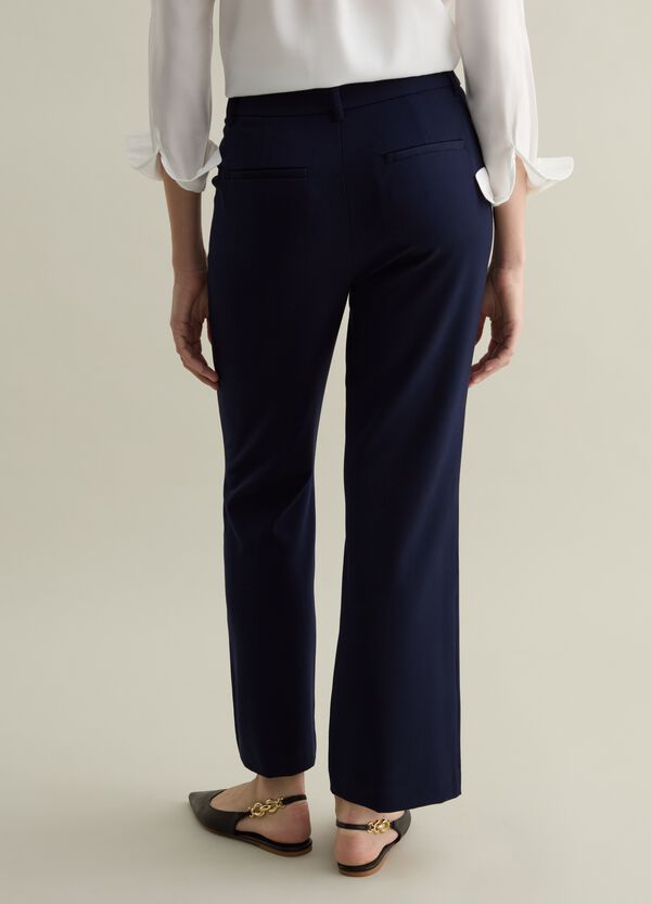 Ovs Pantalone Straight Fit In Misto Viscosa