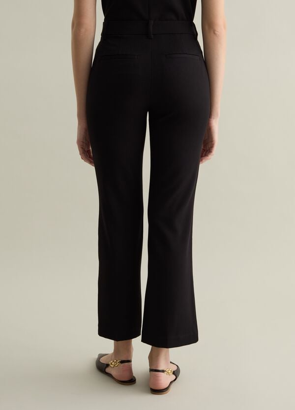 Ovs Pantalone Straight Fit In Misto Viscosa