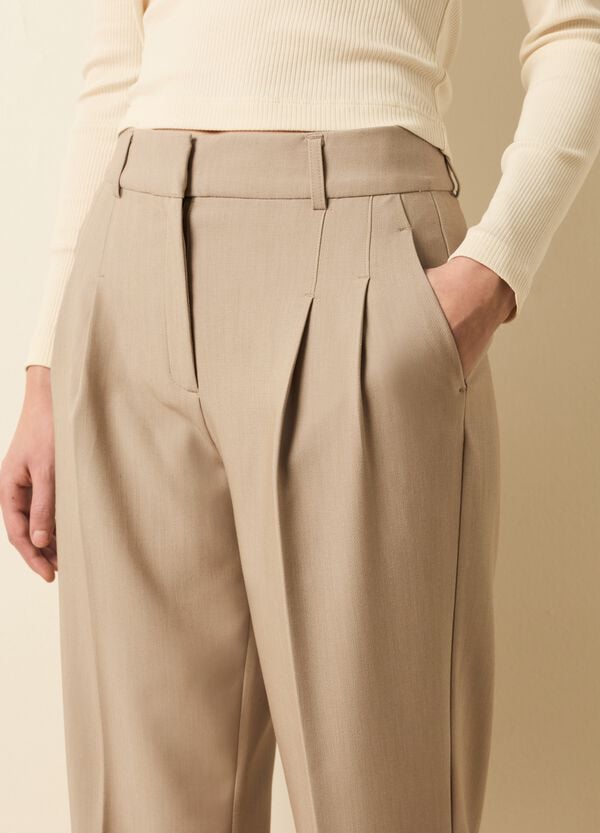 Ovs Pantaloni A Gamba Larga