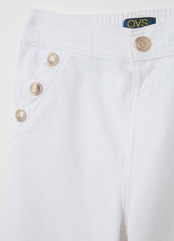 Ovs Pantaloni A Gamba Larga Con Bottoni Decorativi