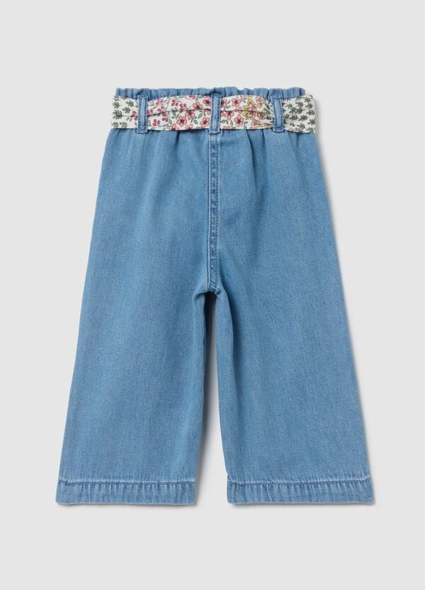 Ovs Pantaloni A Gamba Larga Con Cintura Floreale