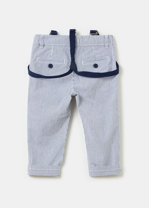 Ovs Pantaloni A Righe Con Bretelle
