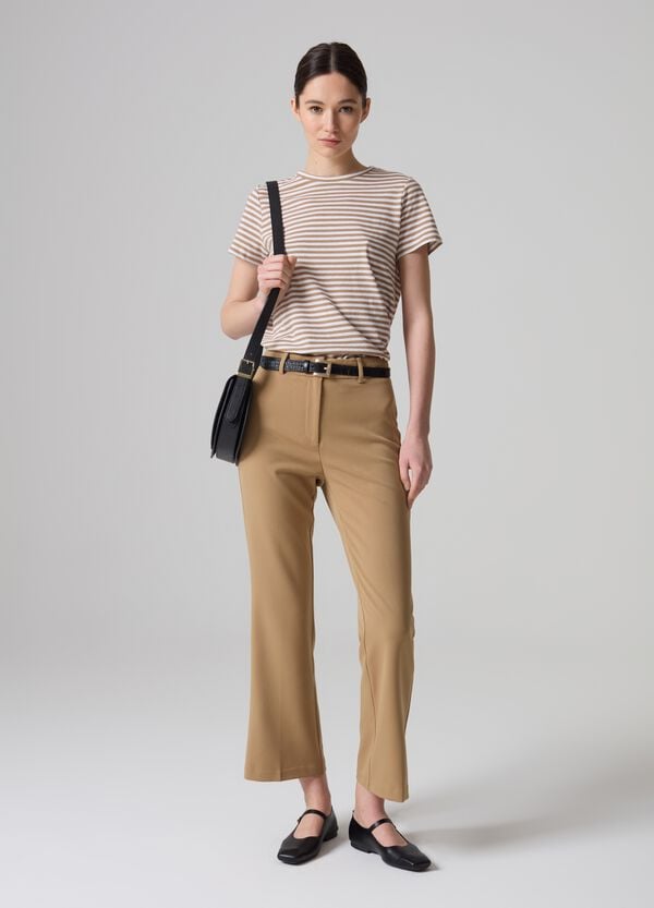 Ovs Pantaloni bootcut in tessuto elasticizzato