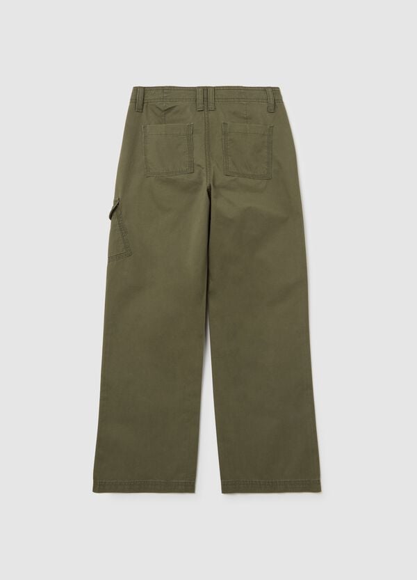 Ovs Pantaloni Cargo A Gamba Larga In Cotone