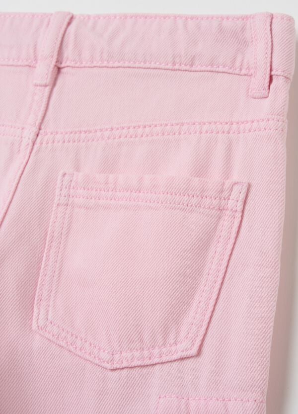 Ovs Pantaloni Cargo A Gamba Larga In Twill
