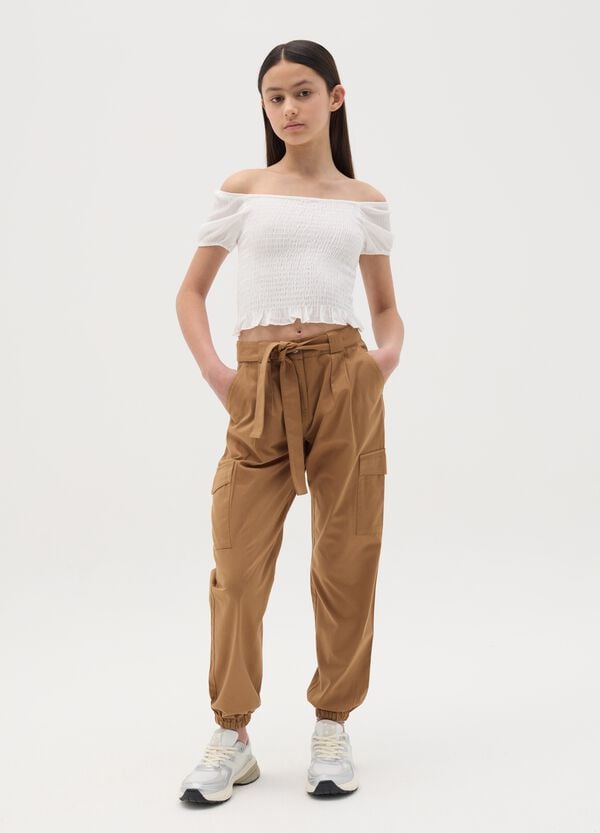 Ovs Pantaloni cargo con cintura