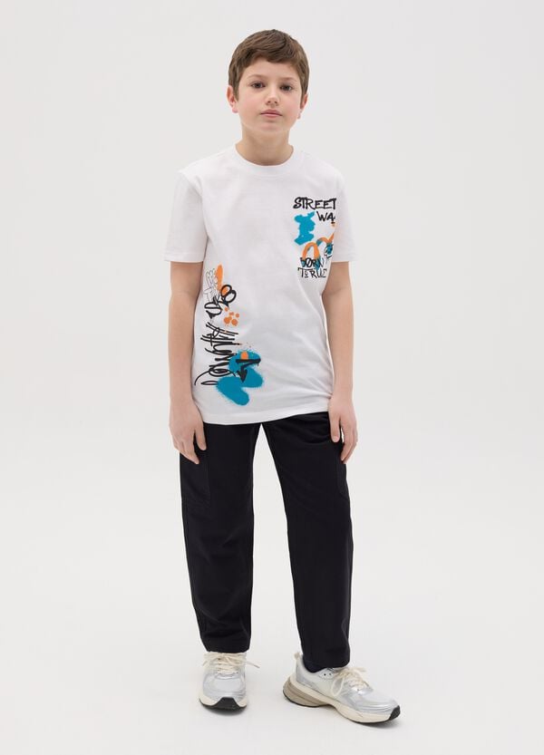 Ovs Pantaloni cargo in cotone