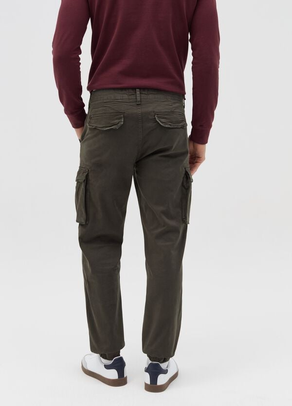 Ovs Pantaloni Cargo In Cotone Stretch