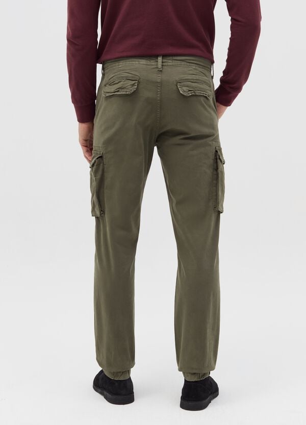 Ovs Pantaloni Cargo In Cotone Stretch