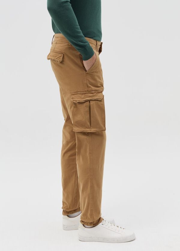 Ovs Pantaloni Cargo In Cotone Stretch