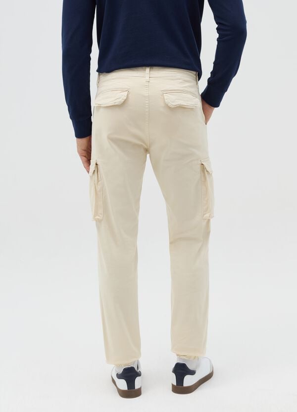 Ovs Pantaloni Cargo In Cotone Stretch