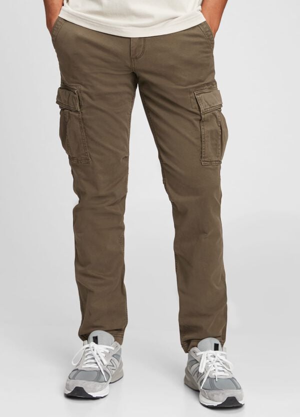Ovs Pantaloni cargo in cotone stretch